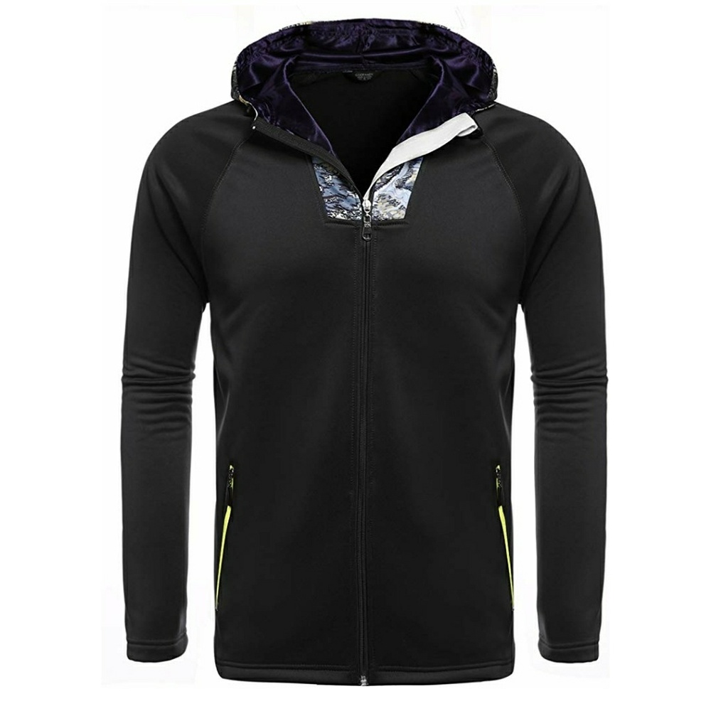 Mens casual lightweight hoodie jacket sweatshirt M